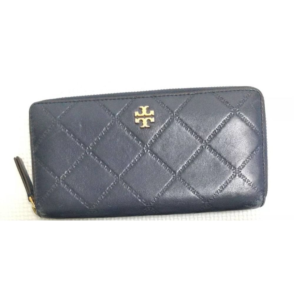 Tory Burch Blue Bifold Wallet
